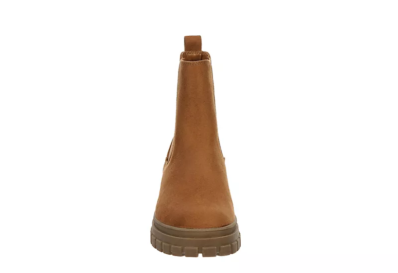 Cupcake Couture Girls Cora Chelsea Boot - Tan 3 Cupcake Couture Girls Cora Chelsea Boot - Tan - Image 3