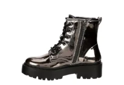 Steve Madden Girls Jrockk Combat Boot - Silver 10 Steve Madden Girls Jrockk Combat Boot - Silver -Deals All Walk Styles Store US 01 702608 03