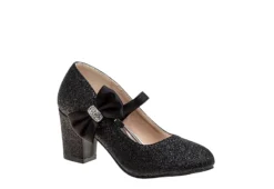 Badgley Mischka Girls Bownus Dress Shoe - Black