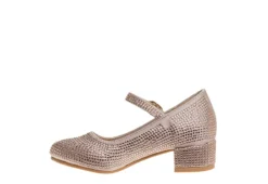 Badgley Mischka Girls Glitterful Dress Shoe - Rose Gold -Deals All Walk Styles Store US 01 702611 03