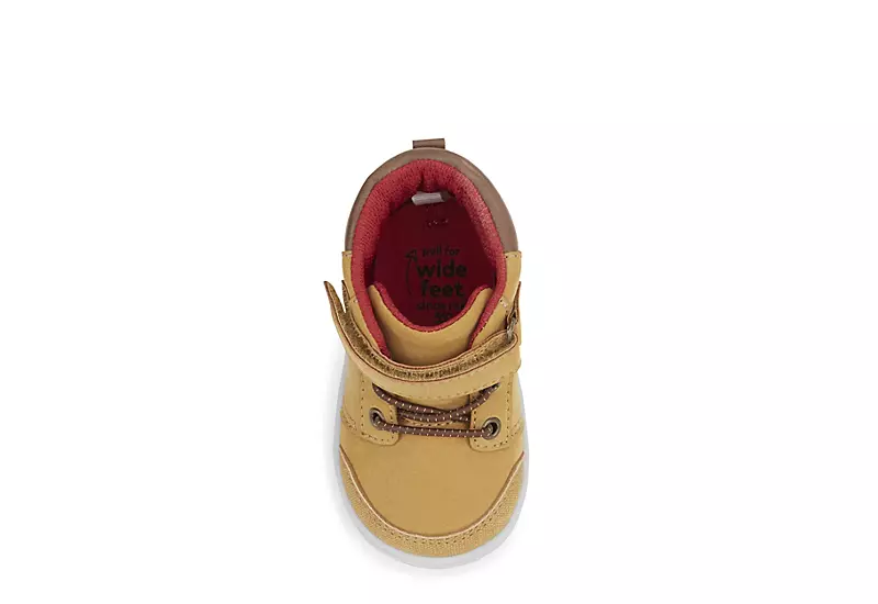 Stride Rite Boys Infant Crib Indiana Boot - Tan 6 Stride Rite Boys Infant Crib Indiana Boot - Tan - Image 6