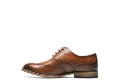 Stacy Adams Boys Dunbar Oxford - Cognac -Deals All Walk Styles Store US 01 702635 03