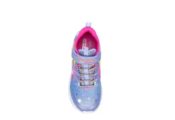 Skechers Girls Unicorn Dreams Light Up Sneaker - Light Blue -Deals All Walk Styles Store US 01 702644 05