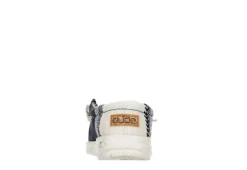 Heydude Boys Infant Wally Toddler Slip On Sneaker - Navy -Deals All Walk Styles Store US 01 702654 04