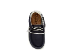 Heydude Boys Infant Wally Toddler Slip On Sneaker - Navy -Deals All Walk Styles Store US 01 702654 05