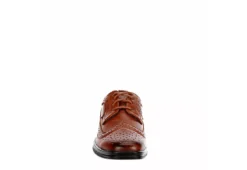 Deer Stags Boys Ace Wingtip Oxford - Cognac -Deals All Walk Styles Store US 01 702674 02