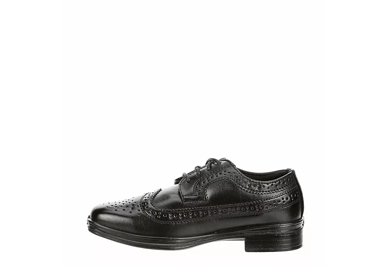 Deer Stags Boys Ace Wingtip Oxford - Black 4 Deer Stags Boys Ace Wingtip Oxford - Black - Image 4