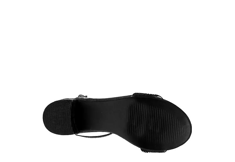 Badgley Mischka Girls O-bm80285sblk Dress Sandal - Black 7 Badgley Mischka Girls O-bm80285sblk Dress Sandal - Black - Image 7