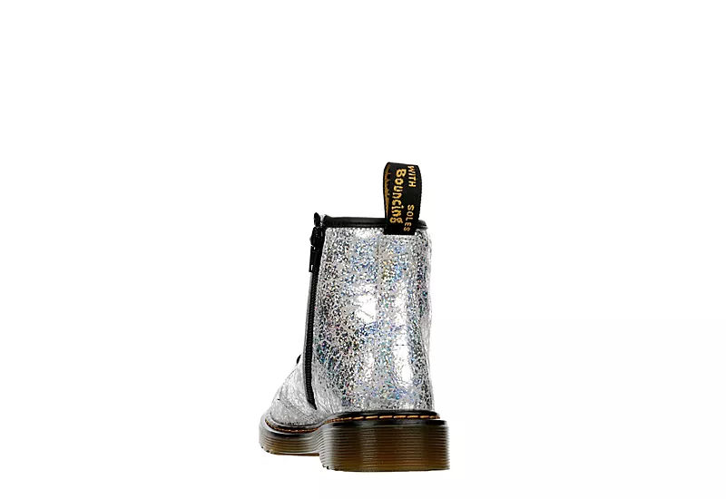 Dr. Martens Dr.martens Girls 1460 Combat Boot - Grey 5 Dr. Martens Dr.martens Girls 1460 Combat Boot - Grey - Image 5