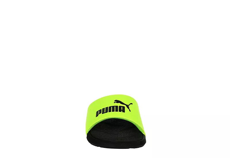 Puma Boys Cool Cat 2.0 Sport Slide Sandal - Lime 3 Puma Boys Cool Cat 2.0 Sport Slide Sandal - Lime - Image 3