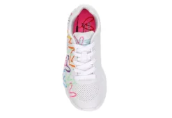 Skechers Girls Uno Lite Sneaker - White 12 Skechers Girls Uno Lite Sneaker - White -Deals All Walk Styles Store US 01 702811 05