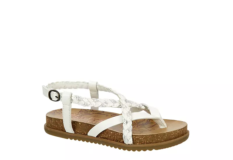 Blowfish Girls Foxtail-k Sandal - Off White 1 Blowfish Girls Foxtail-k Sandal - Off White