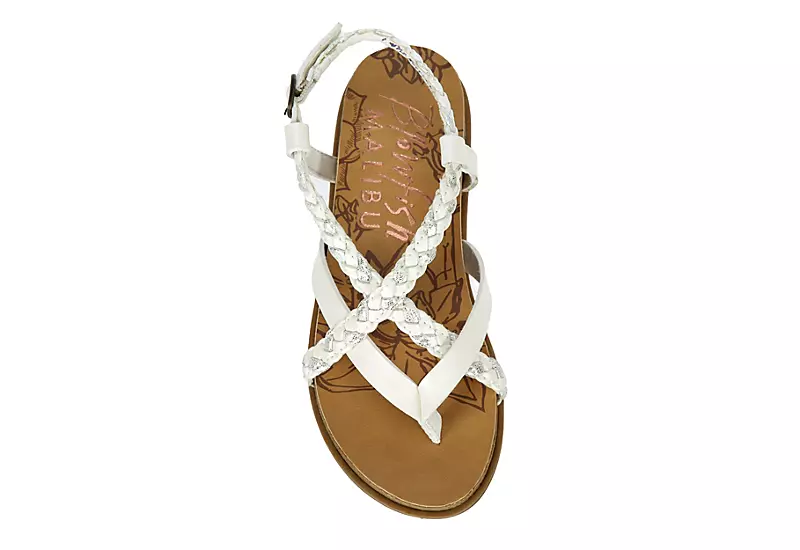 Blowfish Girls Foxtail-k Sandal - Off White 6 Blowfish Girls Foxtail-k Sandal - Off White - Image 6