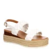 Cupcake Couture Girls Addie Platform Sandal - White