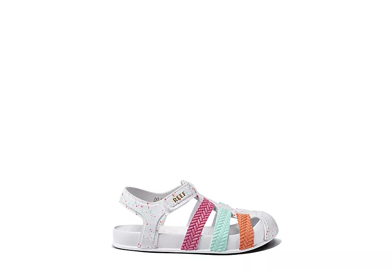 Reef Girls Infant Little Water Beachy Sandal - White 2 Reef Girls Infant Little Water Beachy Sandal - White - Image 2