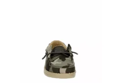 Heydude Boys Wally Youth Slip On Sneaker - Camo -Deals All Walk Styles Store US 01 702916 02