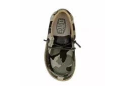 Heydude Boys Wally Youth Slip On Sneaker - Camo -Deals All Walk Styles Store US 01 702916 05
