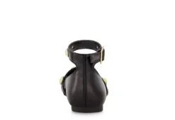 Marc Fisher Girls Tashi Buckle Dress Flat - Black -Deals All Walk Styles Store US 01 702956 04