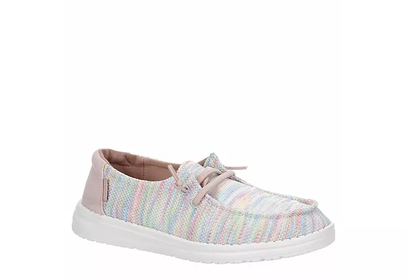 Heydude Girls Wendy Youth Sox Slip On Sneaker - Multicolor 1 Heydude Girls Wendy Youth Sox Slip On Sneaker - Multicolor