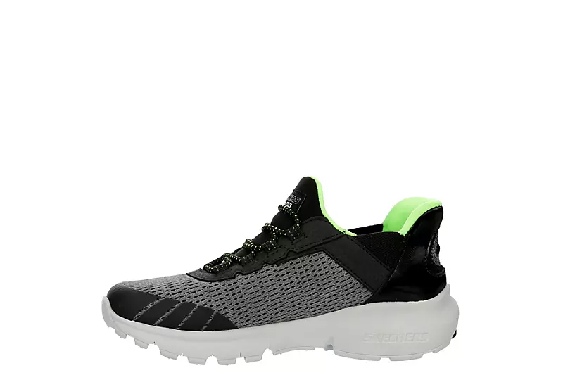 Skechers Boys Razor Flex Air Slip-in Slip On Sneaker - Grey 4 Skechers Boys Razor Flex Air Slip-in Slip On Sneaker - Grey - Image 4