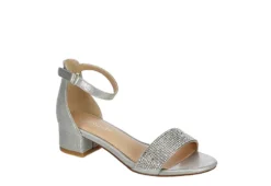 Sophie17 Girls Infant Lil Krystal Dress Sandal - Silver