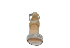 Sophie17 Girls Infant Lil Krystal Dress Sandal - Silver -Deals All Walk Styles Store US 01 722029 02