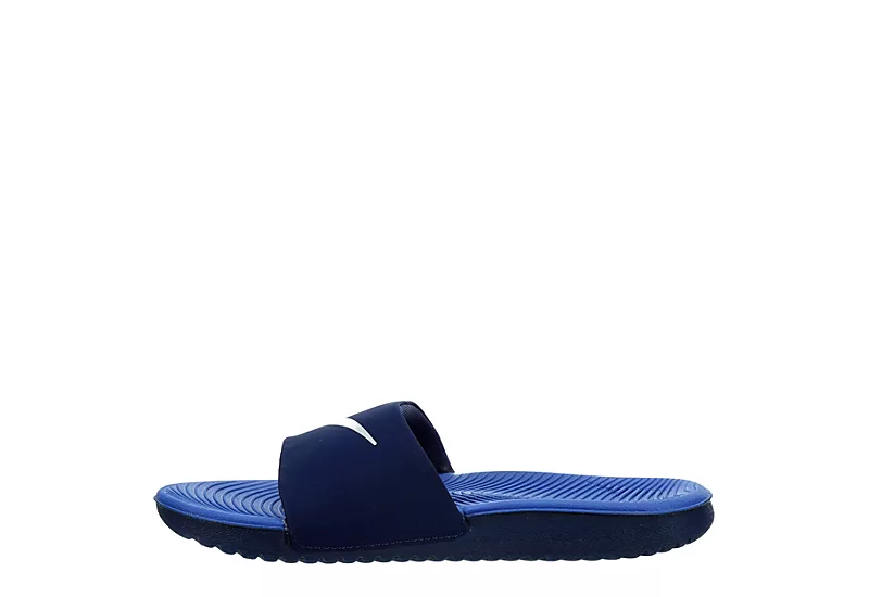 Nike Boys Kawa Slide Sandal - Navy 4 Nike Boys Kawa Slide Sandal - Navy - Image 4