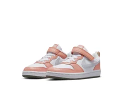 Nike Girls Court Borough 2 Low Top Sneaker - White