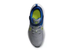 Nike Boys Downshifter 12 Slip On Sneaker - Grey -Deals All Walk Styles Store US 01 807761 04