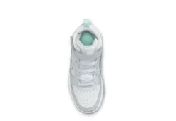 Nike Girls Court Borough 2 Mid Top Sneaker - Platinum -Deals All Walk Styles Store US 01 808056 04