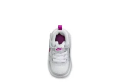 Nike Girls Infant Court Borough 2 Mid Top Sneaker - Platinum -Deals All Walk Styles Store US 01 808080 04