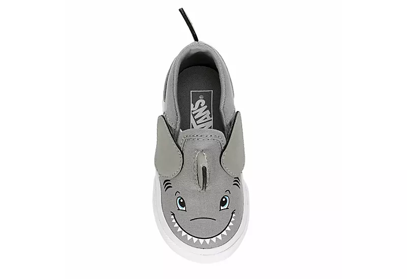 Vans Boys Infant Asher Sneaker - Grey 6 Vans Boys Infant Asher Sneaker - Grey - Image 6