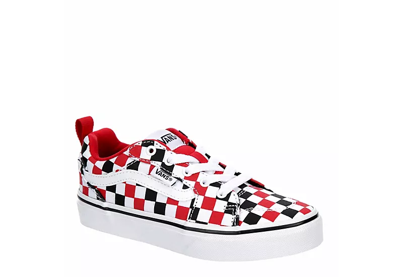 Vans Boys Filmore Sneaker - Red 1 Vans Boys Filmore Sneaker - Red