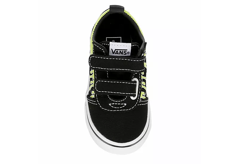 Vans Boys Infant Ward Sneaker - Black 6 Vans Boys Infant Ward Sneaker - Black - Image 6