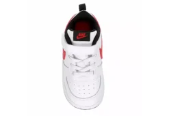 Nike Boys Infant Court Borough 2 Low Top Sneaker - White -Deals All Walk Styles Store US 01 808123 05