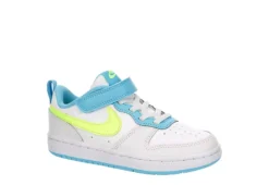 Nike Boys Court Borough 2 Low Top Sneaker - White