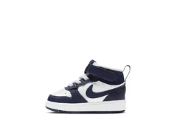 Nike Boys Infant Court Borough Mid 2 Sneakers - White -Deals All Walk Styles Store US 01 808166 02