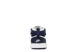 Nike Boys Infant Court Borough Mid 2 Sneakers - White -Deals All Walk Styles Store US 01 808166 03