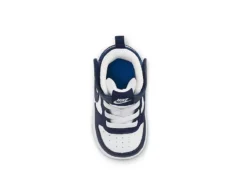 Nike Boys Infant Court Borough Mid 2 Sneakers - White -Deals All Walk Styles Store US 01 808166 04