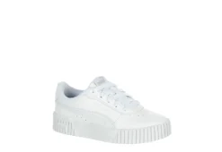 Puma Girls Carina Sneaker - White