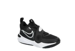 Nike Boys Team Hustle D11 High Top Basketball Shoe - Black