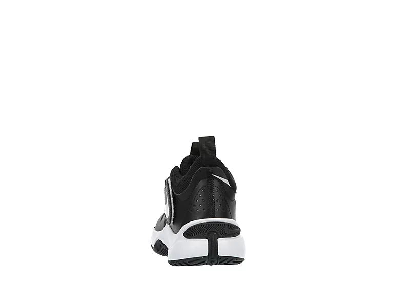 Nike Boys Team Hustle D11 High Top Basketball Shoe - Black 5 Nike Boys Team Hustle D11 High Top Basketball Shoe - Black - Image 5