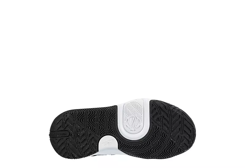 Nike Boys Team Hustle D11 High Top Basketball Shoe - Black 7 Nike Boys Team Hustle D11 High Top Basketball Shoe - Black - Image 7