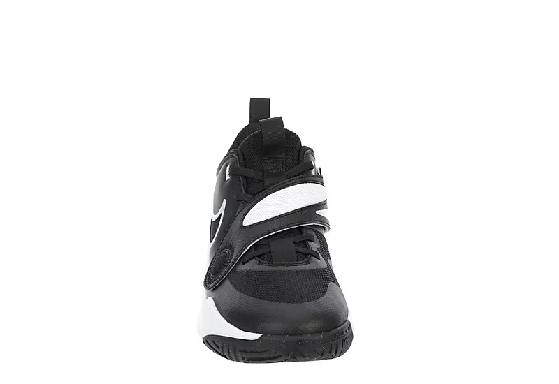 Nike Boys Team Hustle D11 High Top Basketball Shoe - Black 3 Nike Boys Team Hustle D11 High Top Basketball Shoe - Black - Image 3