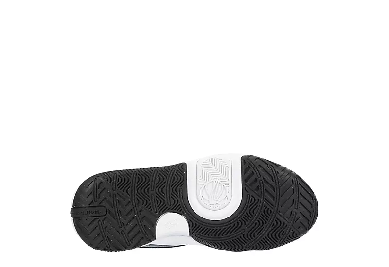 Nike Boys Team Hustle D11 High Top Basketball Shoe - Black 7 Nike Boys Team Hustle D11 High Top Basketball Shoe - Black - Image 7