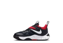 Nike Boys Team Hustle D11 High Top Basketball Shoe - Black -Deals All Walk Styles Store US 01 808260 02