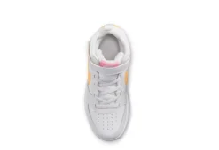 Nike Girls Court Borough 2 Mid Top Sneaker - White 11 Nike Girls Court Borough 2 Mid Top Sneaker - White -Deals All Walk Styles Store US 01 808289 04