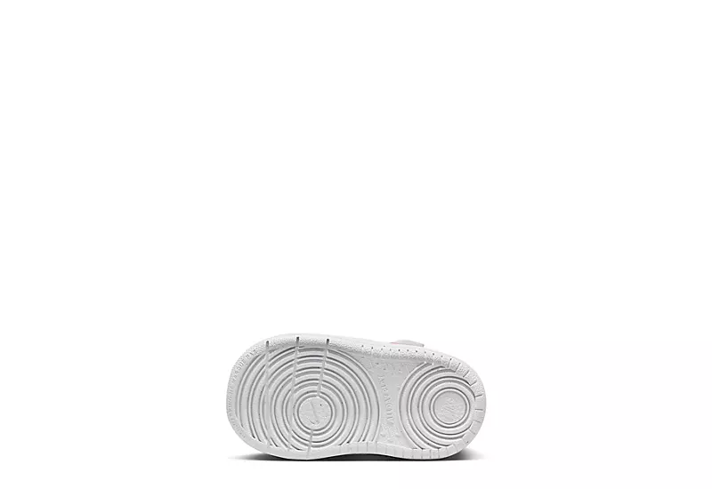 Nike Girls Infant Court Borough 2 Low Top Sneaker - White 6 Nike Girls Infant Court Borough 2 Low Top Sneaker - White - Image 6