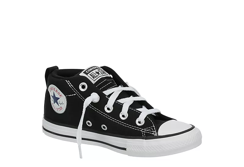 Converse Boys Chuck Taylor All Star Street Mid Sneaker - Black 1 Converse Boys Chuck Taylor All Star Street Mid Sneaker - Black