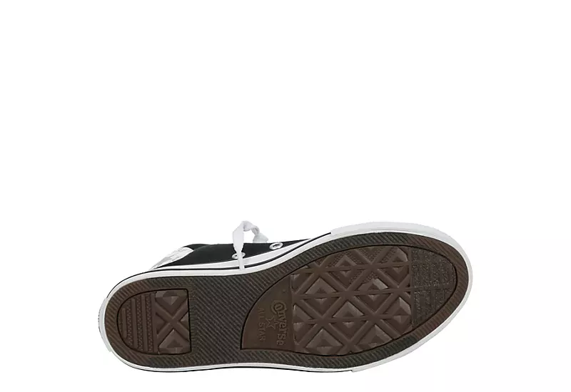 Converse Boys Chuck Taylor All Star Street Mid Sneaker - Black 7 Converse Boys Chuck Taylor All Star Street Mid Sneaker - Black - Image 7